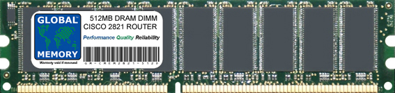512MB DRAM DIMM MEMORY RAM FOR CISCO 2821 ROUTER (MEM2821-512D) - Click Image to Close